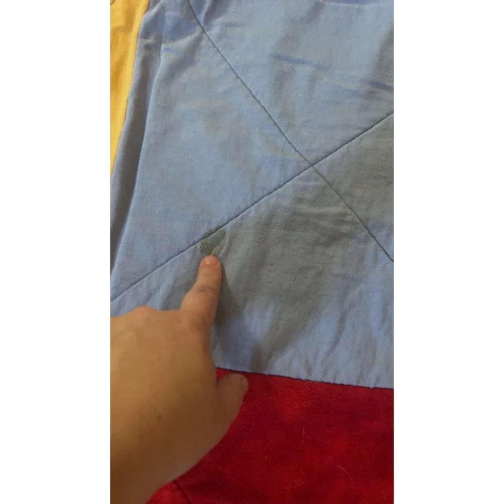 Handmade T-Shirt Rag Quilt Blanket Mens Fishing Margaritaville Red Minky 55x46